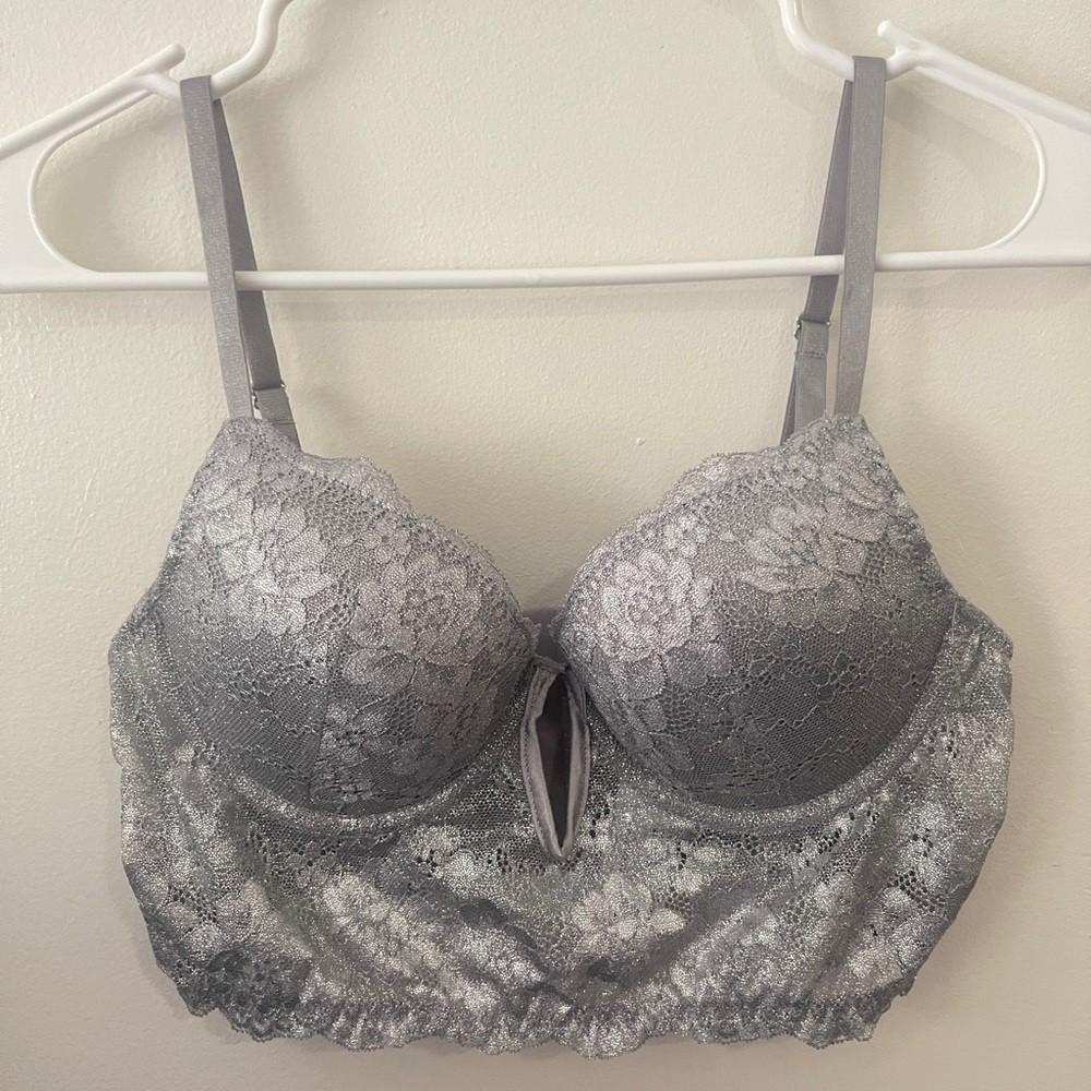 forever 21 bustier push up crop top